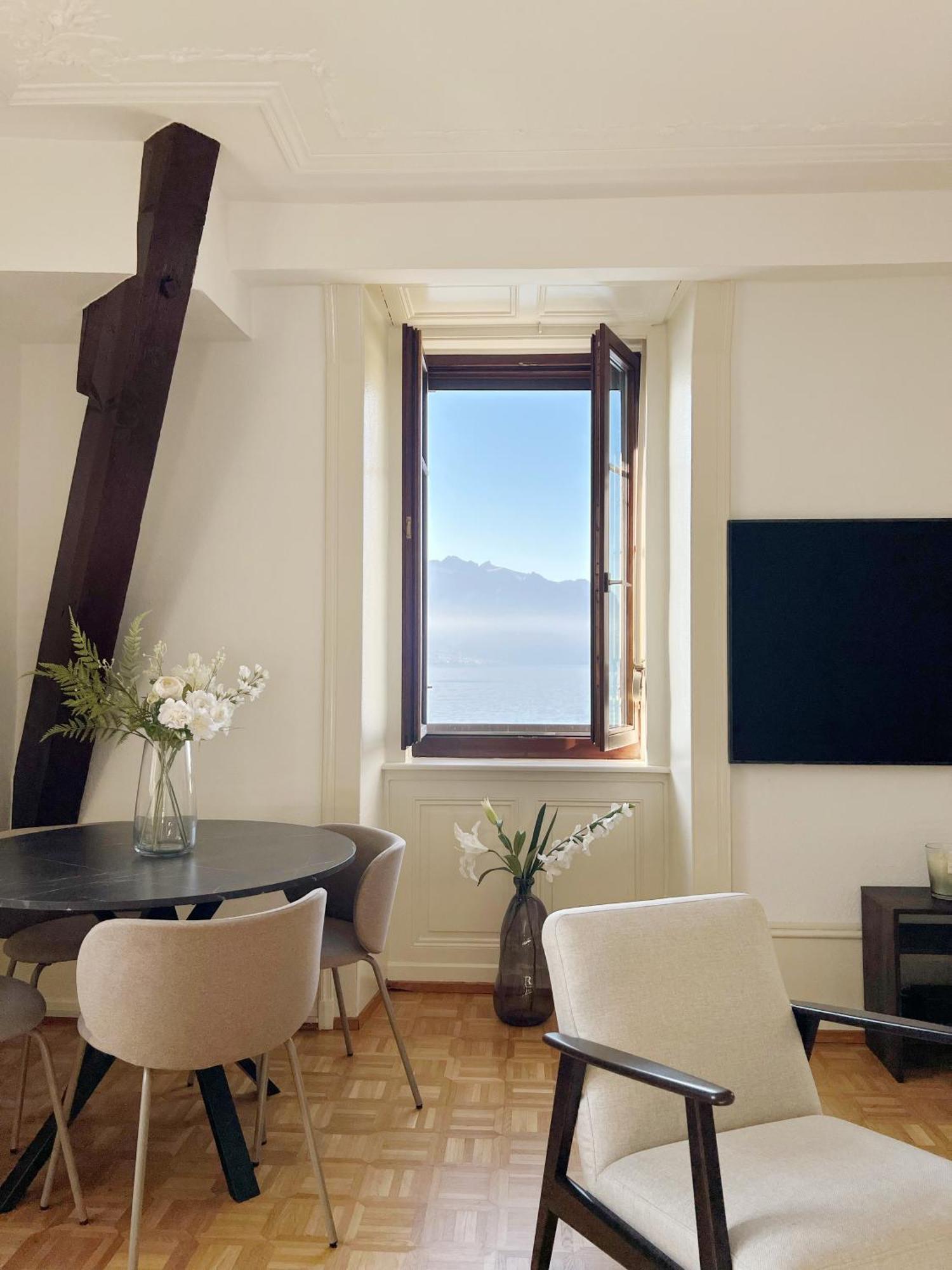 Montreux Riviera Suite Waterfront 3 Bedrooms Private Parking Esterno foto